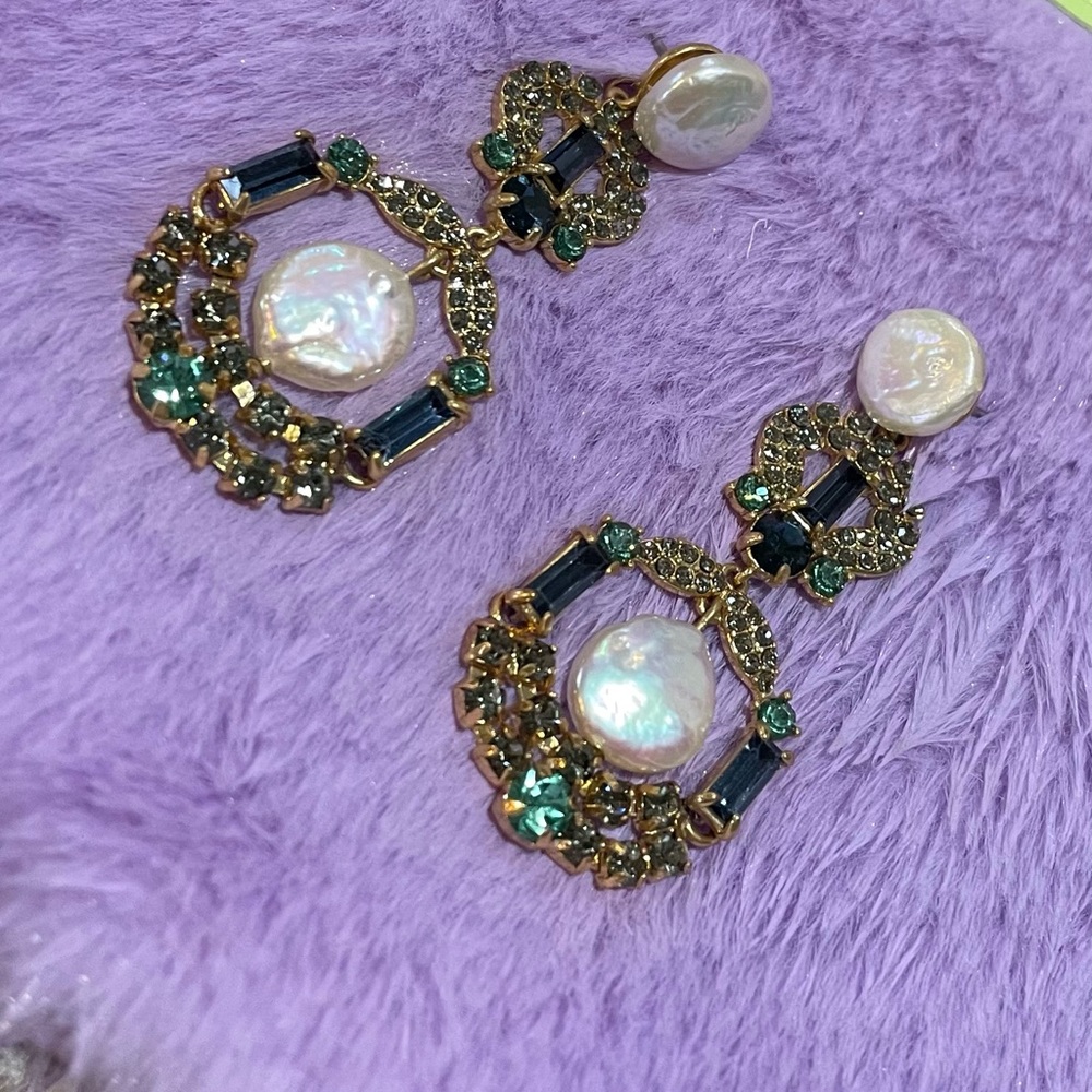 J Crew Freshwater Pearl Earrings